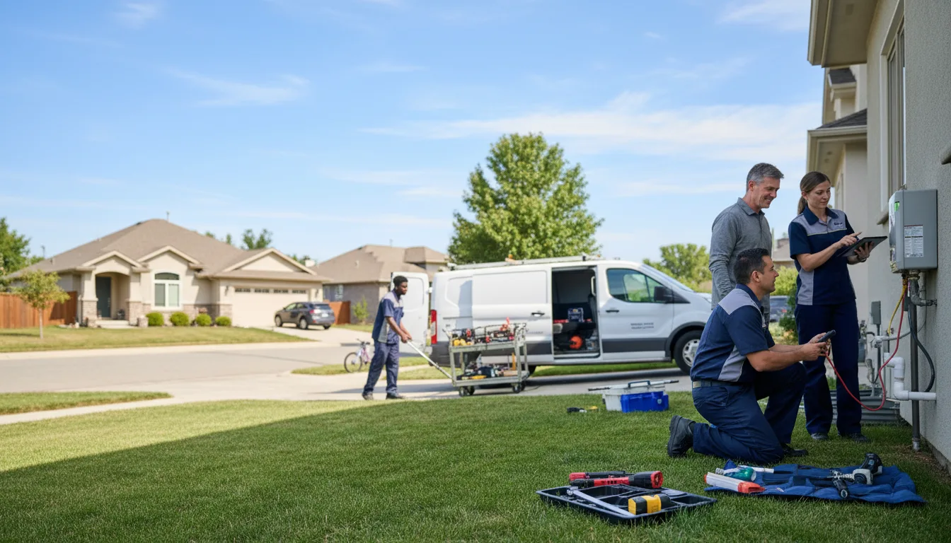 Tankless water heater service in New Boston, TX
